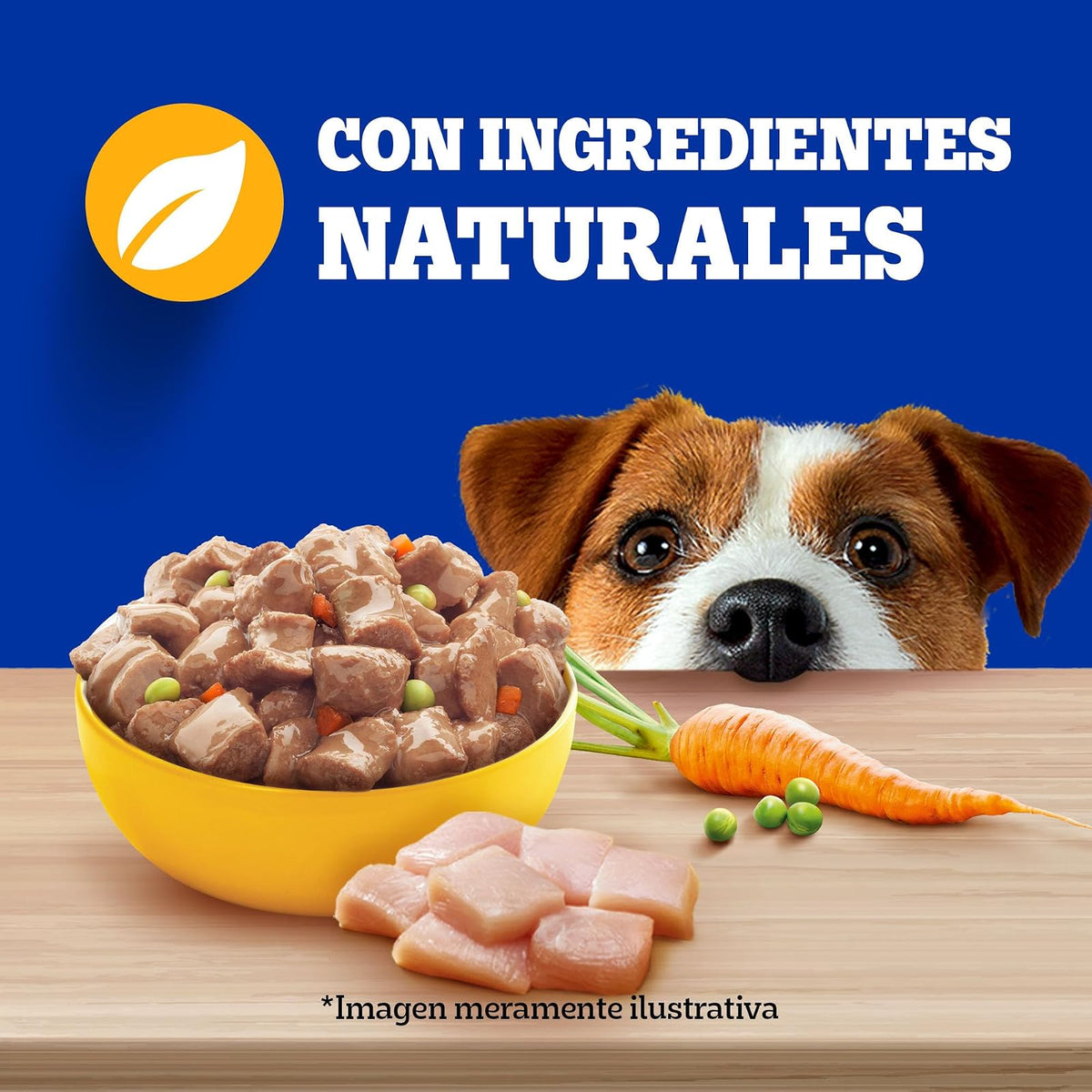 Pedigree - Sobres para Perro Cachorro, Raza Pequeña, Pollo y Vegetales, Nutrición para tu Mascota, Proteínas y Fibras, 24 Sobres
