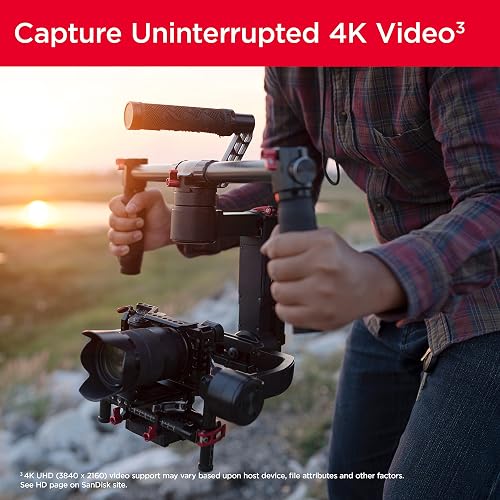 SanDisk Extreme SDXC UHS-I - Tarjeta de Memoria de 64 GB (V30, Transferencia de 170 MB/s, U3, 4K UHD, tecnología QuickFlow, Impermeable, Resistente a los Golpes, Resistente a la Temperatura)