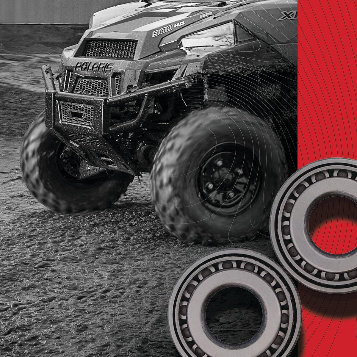 All Balls 25-1001 Wheel Bearing Kit | Repuesto OEM, compatible con motores FXE Super Glide XLH 1200, 1200 883 1000, para motocicleta, 25-1001