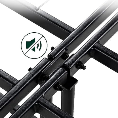 Zinus Smartbase | Base para Cama King con Borde Curvo y Patas de Acero Antiderrapantes para Mayor Estabilidad y Alta Resistencia en Caja | Garantía de 5 años
