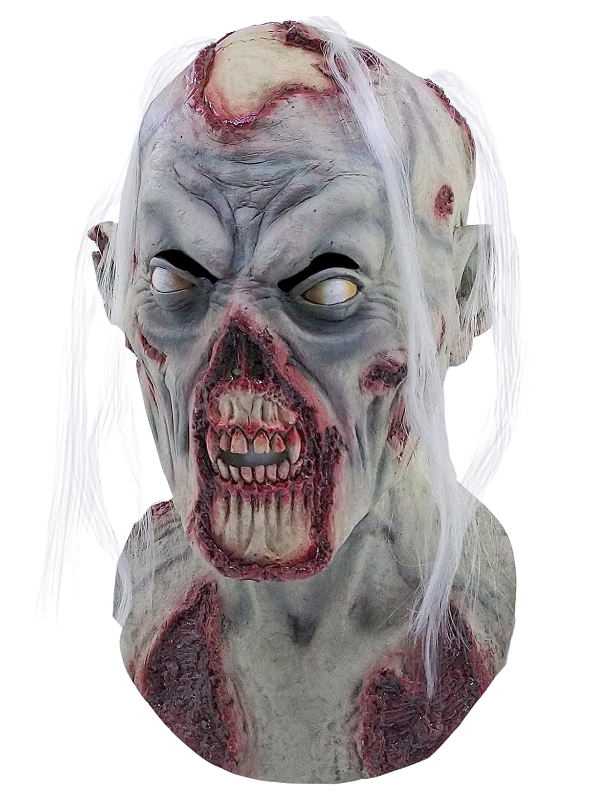 Máscara de Látex de Zombie Muerto Viviente, Máscaras de Zombies para Disfraz de Terror ideal para Halloween y Fiestas de Disfraces