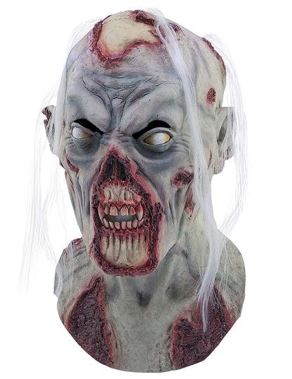 Máscara de Látex de Zombie Muerto Viviente, Máscaras de Zombies para Disfraz de Terror ideal para Halloween y Fiestas de Disfraces