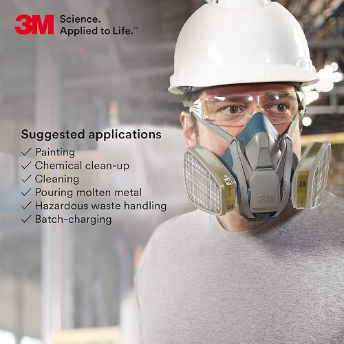 3 m fácil de limpiar, Multi Gas/, cartucho de Vapor para 6000 y 7000 Series respirador de purificación de aire (paquete de 2)