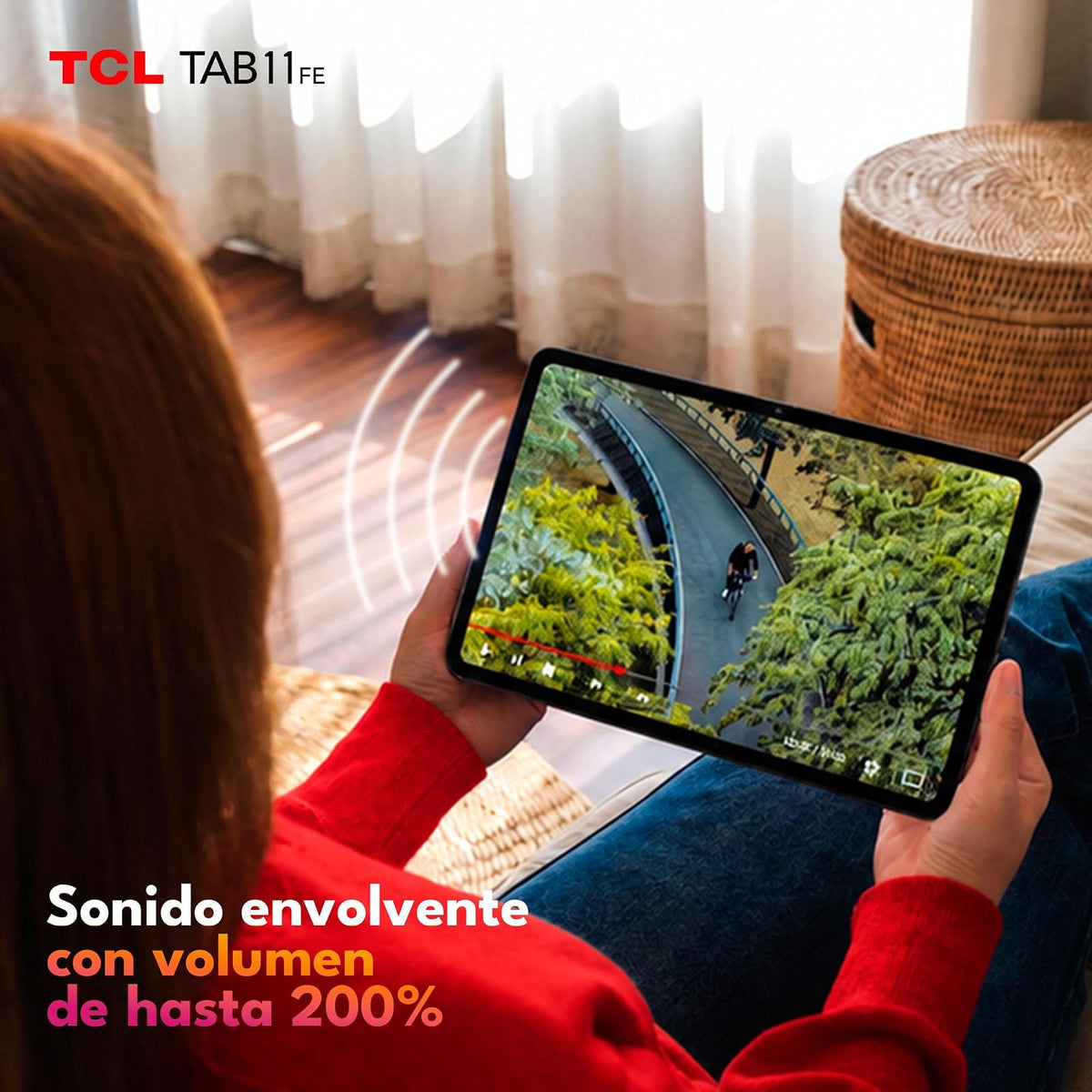 TCL Tab 11 FE | Tablet Android 14 | Pantalla 10.95” | 4GB RAM + 128GB | Flip Cover