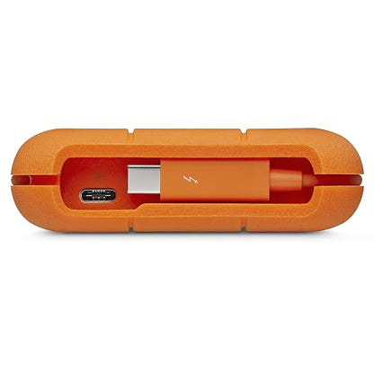 LaCie Rugged USB-C 4000GB Naranja, Plata - Disco duro externo (4000 GB, USB Tipo C, 3.0 (3.1 Gen 1), 5400 RPM, 5 Mbit/s, Naranja, Plata)