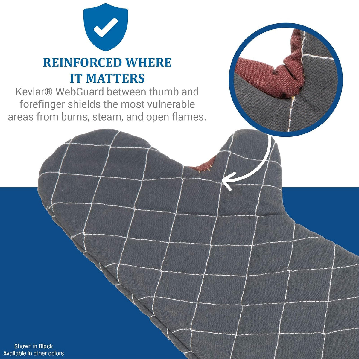 San Jamar 800FG24 BestGuard - Guantes comerciales de protección contra el Calor de hasta 500 °F (par), 24 Pulgadas de Longitud, Bronceado, 1 Unidad (Paquete de 1)