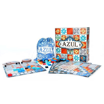 Plan B Games , Azul, Tile Laying Game, Ages 8+, 2 to 4 Players, 30 to 45 Minutes Playing Time,Black