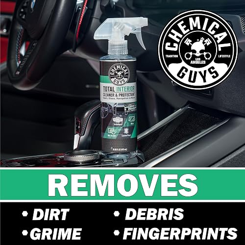 Chemical Guys SPI23416SW Limpiador y Protector Total de Interiores, 473 ml, Olor a Automóvil Nuevo