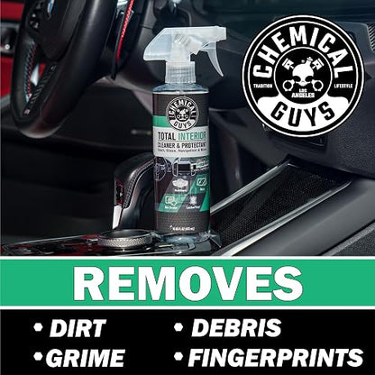 Chemical Guys SPI23416SW Limpiador y Protector Total de Interiores, 473 ml, Olor a Automóvil Nuevo