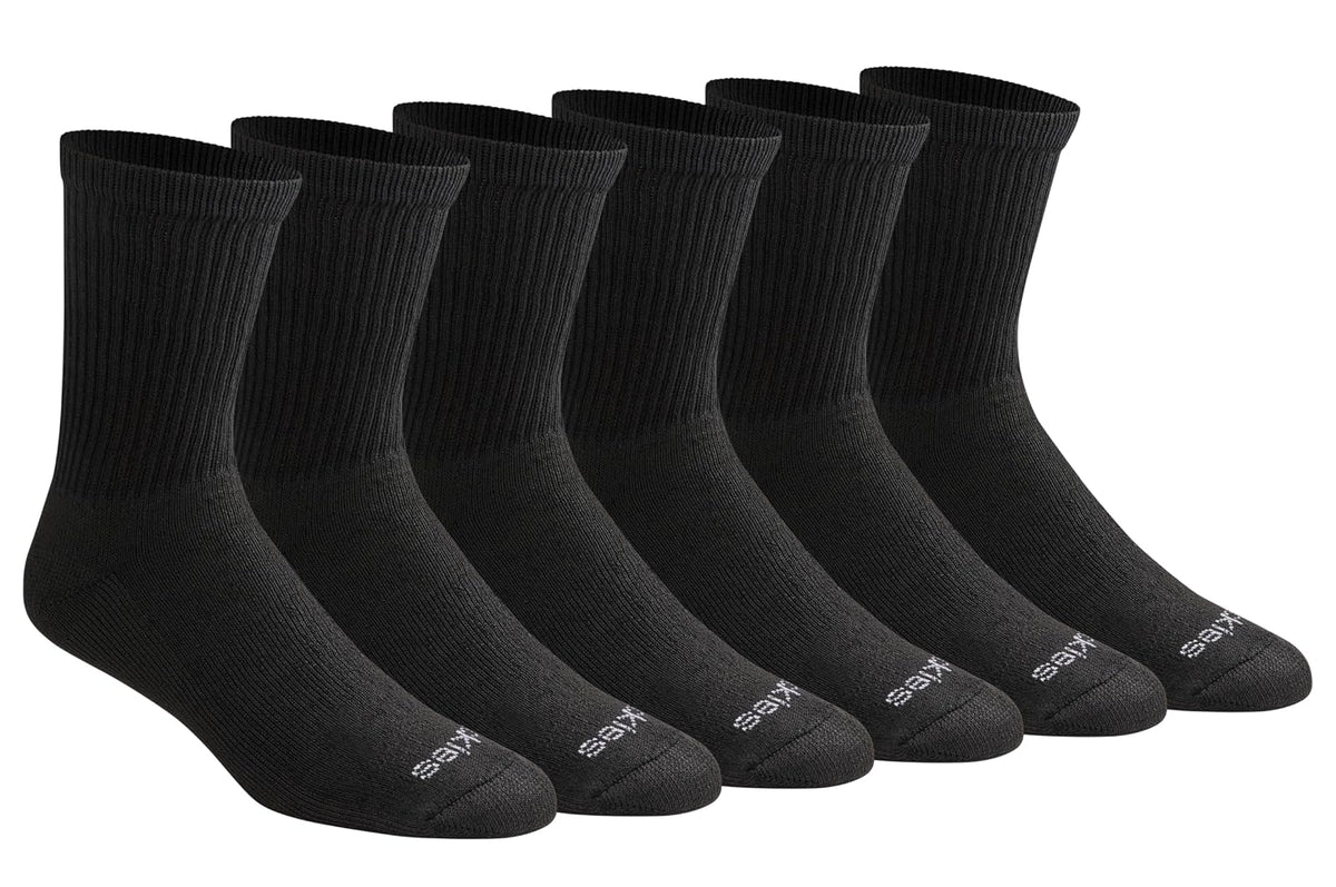 Dickies Dri-tech Moisture Control Comfort Length Mid-crew Socks, Available in M-xl (6, 12 Pairs) Calcetines Hombre