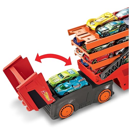 Hot Wheels City Pista de Juguete Mega Remolque para niños de 3 años en adelante