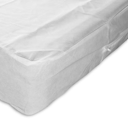 Fashion Bed Group Leggett & Platt Home - Textiles para el hogar Paquete de prevención de chinches de Cama Paquete Premium para colchones, Sólido, Blanco, Queen, 1
