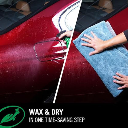 Turtle Wax 50823 - Kit de Cera y Lavado rápido y fácil, Cera y Secado (2 por Paquete), 52 FL. oz, 2 Pack