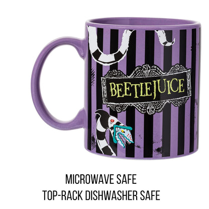 Silver Buffalo Beetlejuice Sandworm, taza de cerámica, 567 g | 0,59 litros