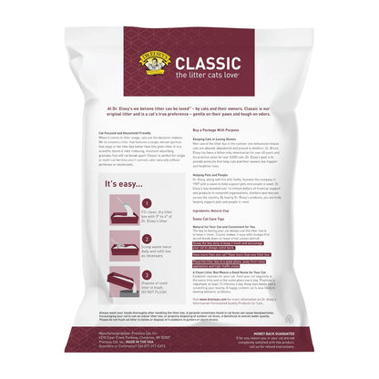 Precious Cat Classic Premium Arena aglomerante para Gatos, Bolsa de 18 Libras