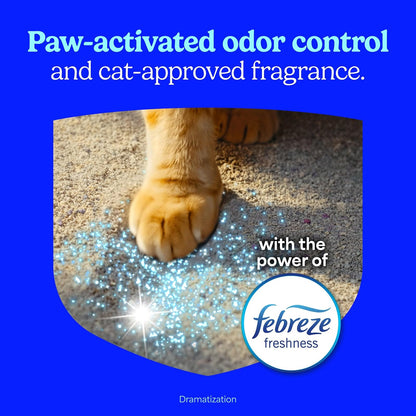 Fresh Step Advanced Clean Paws Arena para Gatos Aglutinante, de Bajo Rastro, Patas Limpias, con Control de Olores, 37 Libras (16.8 kg) en Total (2 packs de 18.5 libras).