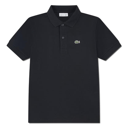 Lacoste Polo Clásico de Piqué Manga Corta para Niño - Negro - - 7