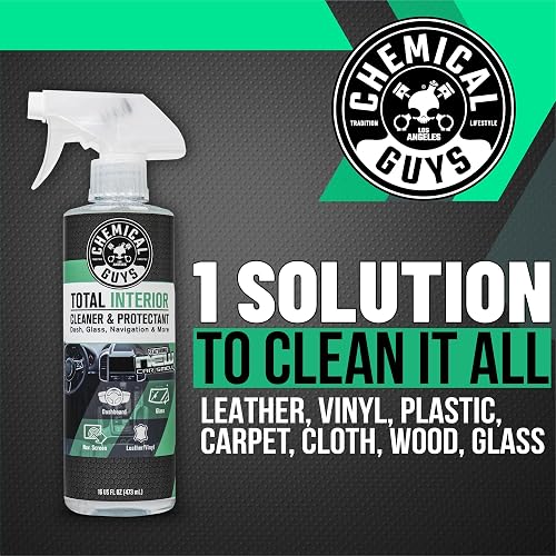 Chemical Guys SPI23416SW Limpiador y Protector Total de Interiores, 473 ml, Olor a Automóvil Nuevo