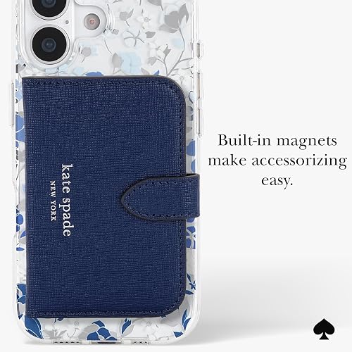 Kate Spade New York - Funda para iPhone 17, diseño de Flores Azules