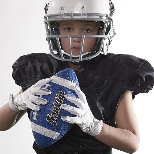 Franklin Sports - Pelotas de fútbol Infantil Grip-Rite 100 Juveniles de Goma para niños, pelotas de fútbol de Goma duraderas para Exteriores, pelotas de fútbol Individuales + 6 Paquetes de fútbol a