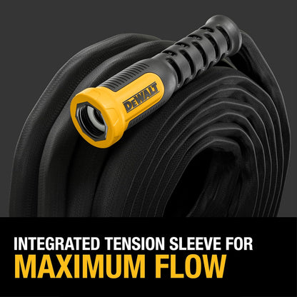 DEWALT DXMH3302 - Manguera de jardín de tela de grado profesional resistente de 50 x 5/8 pulgadas