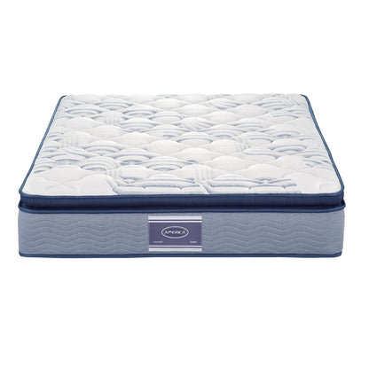 Colchón Individual America Celtic, Colchoneta Pillow Top, Resorte Infiniti, Confort Medio, Hipoalergénico, Soporte Ergonómico