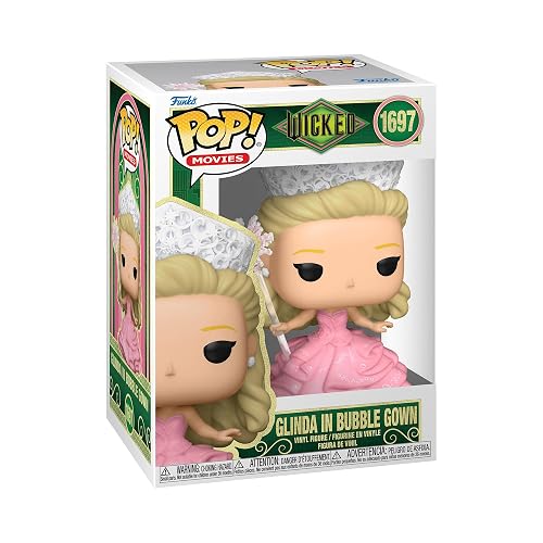 Funko Pop! Movies: Wicked - Glinda in Bubble Gown | Mercancía Oficial de Fantasía - Figura de Vinilo Coleccionable para Decoración - Regalo de Cumpleaños para Fans