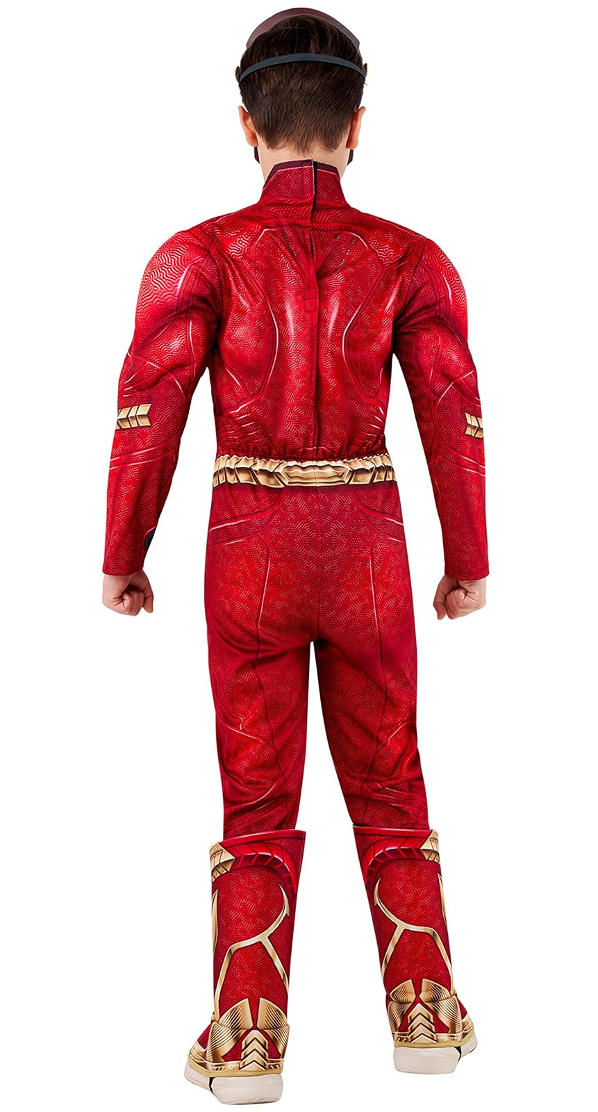 Rubies - overol y máscara para niños DC: The Flash Movie para fiestas temáticas y Halloween, como se muestra, S