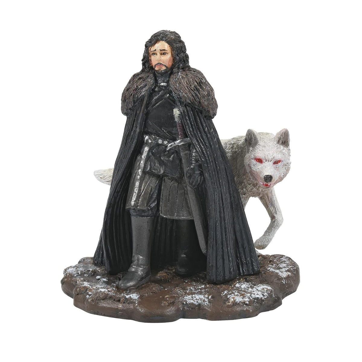 Department 56 Game of Thrones Village Accessories - Figura de Nieve de Jon, 3.27 Pulgadas, Multicolor