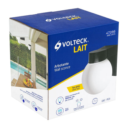 Volteck Lait ARB-001S, Arbotante tipo globo, 1XE26
