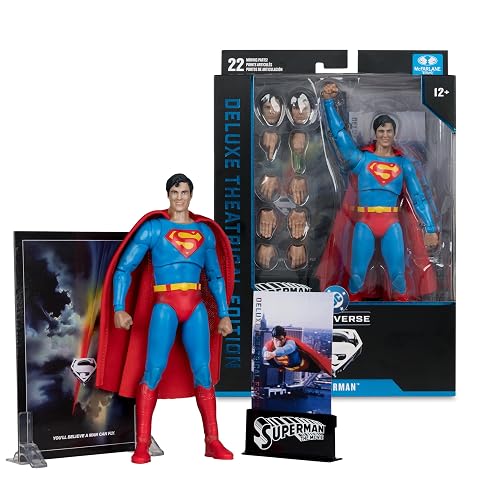 Mcfarlane DC Theatrical Deluxe: Superman 1978 - Superman 7 Pulgadas | Superman, 7 pulgadas, figura de acción