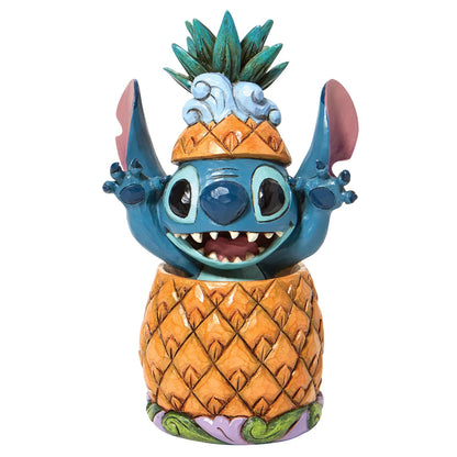 Enesco Jim Shore Disney Traditions Lilo and Stitch Figura de piña, 5.75 Pulgadas, Multicolor