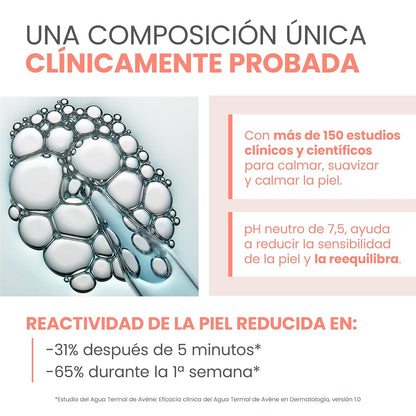 AVENE Agua Termal en Spray, Calmante Piel Sensible, Uso Facial y Corporal, 150ml