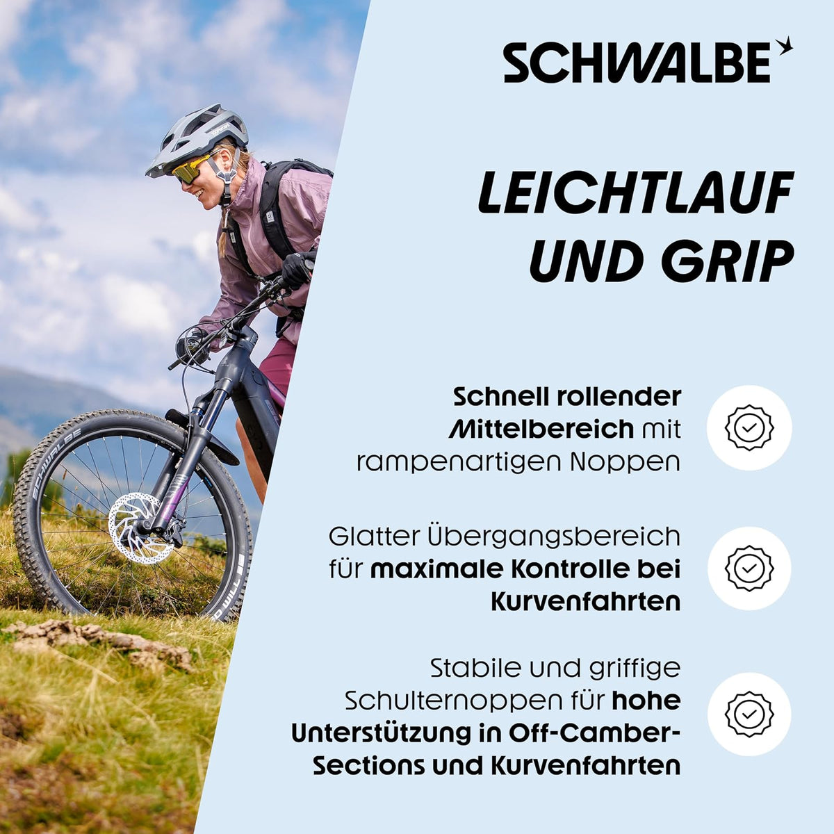 Schwalbe Fahrrad Reifen - Falda de afeitar Addix S // alle Größen
