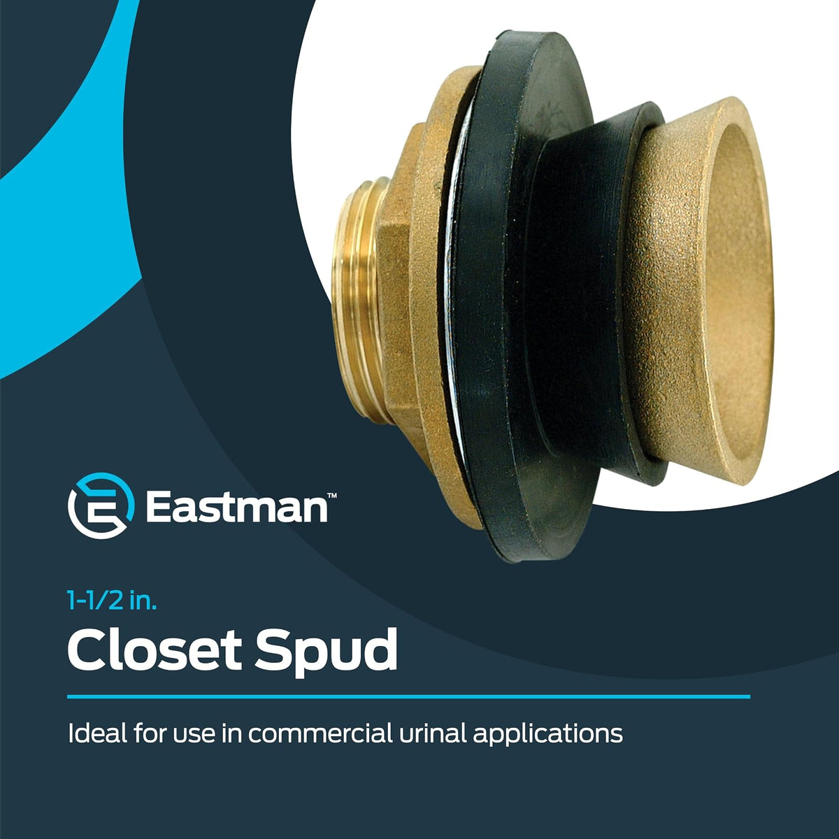 Eastman 40143 - Anillo de cera para inodoro, 3,81cm, Brass