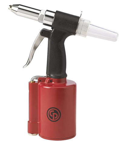 Chicago Pneumatic CP9882 - Remachadora de aire, herramientas mecánicas, construcción, mejoras del hogar, herramienta de pistola de aire, remaches ciegos, tamaño máximo del remache 3/16 pulgadas / 4.8 mm, fuerza de tracción 2200 libras / 1000 kg