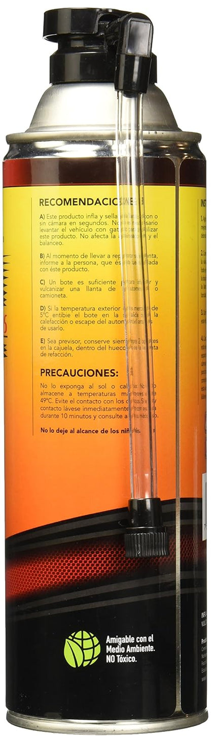 Silverline DC-EQ-INF Infla Llantas Express, 475 ml