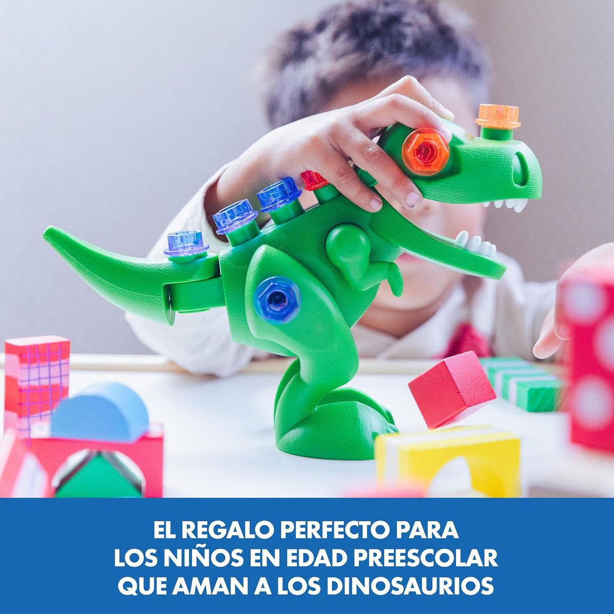 Learning Resources Educational Insights Design & Drill Tiranosaurio Rex para desarmar