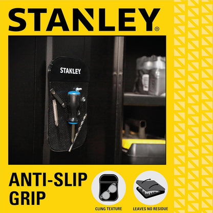 STANLEY S4006 - Almohadilla de gel antideslizante extra fuerte de 4.5 x 6.5 pulgadas, para teléfono celular, tablet, GPS, llaves o anteojos de sol