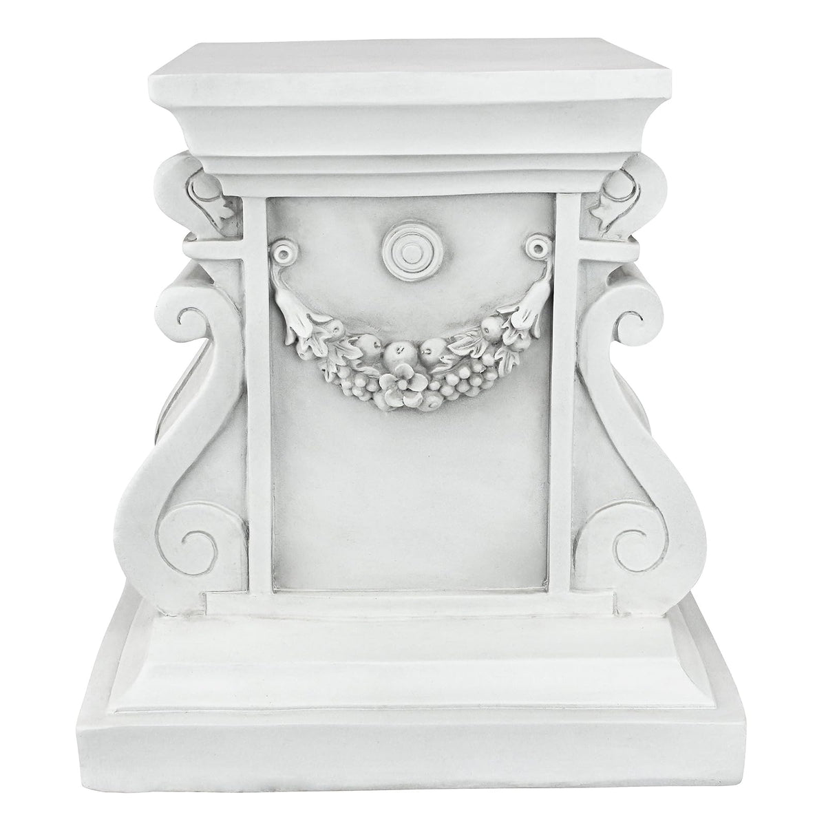 Design Toscano NG314105 - Elevador de Base para jardín, tamaño Mediano, zócalo clásico