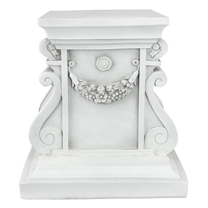 Design Toscano NG314105 - Elevador de Base para jardín, tamaño Mediano, zócalo clásico