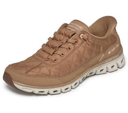 Skechers Glide-Step Cozy Fit Slip-ins sin Cordones para Mujer - 26.0 cm - Csnt = castaño