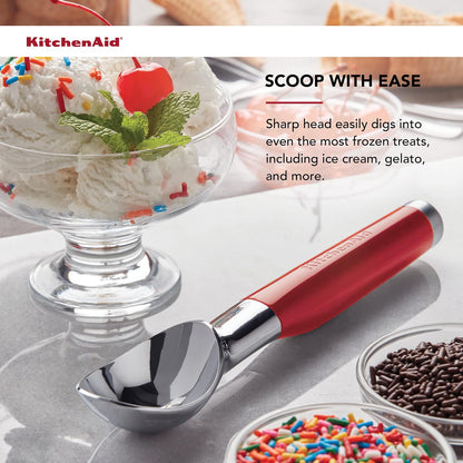 KitchenAid - Cuchara clásica para helado, 8.6 pulgadas, color rojo imperio