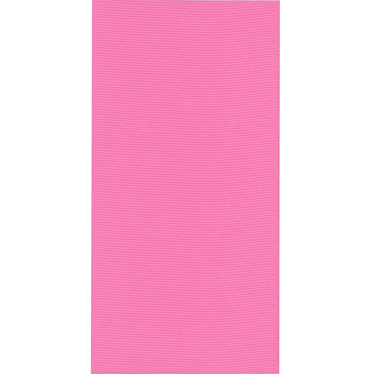 Berwick Offray Cinta de grogrén de 3 pulgadas, rosa fuerte, 50 yardas