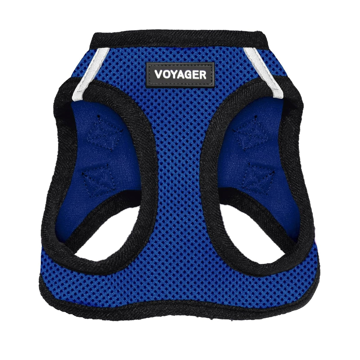 Best Pet Supplies Arnés Voyager Step-In Air para Perro, Todo Clima - L (Chest: 18 - 21\") - Royal Blue Base