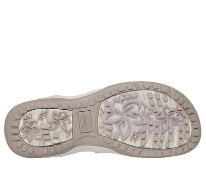 Skechers Reggae - Sandalias para mujer con manos libres, delgadas y elásticas