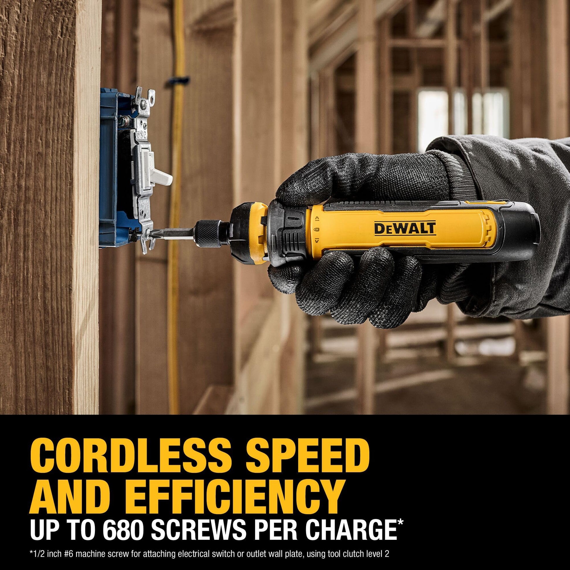 DEWALT - Destornillador inalámbrico con control FLEXDRIVE y puntas de destornillador (DWHT66719)