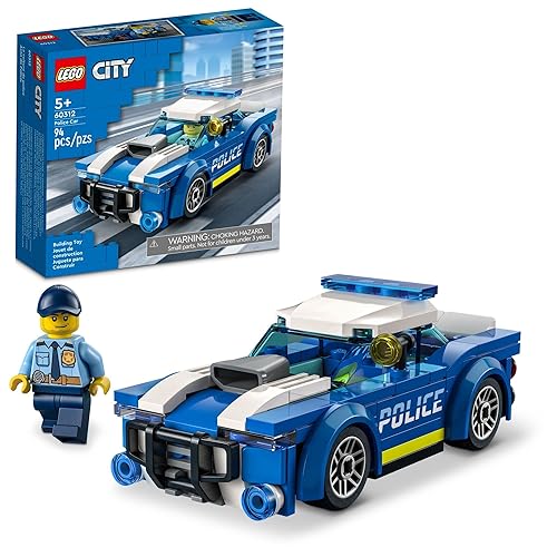 LEGO® City 60312 Auto de Policía; Divertido Juguete para niños a Partir de 5 años, Kit de construcción para Regalo (94 Piezas)