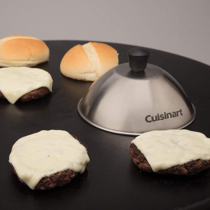 Cuisinart CMD, Cúpula de fundición, 6 Pulgadas, Paquete de 2, Acero Inoxidable, Melting Dome, 6", 2-Pack
