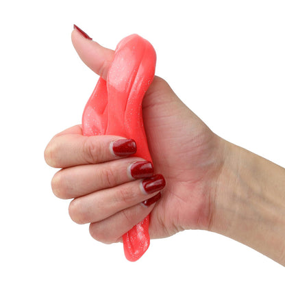 CanDo 10-2765 Sparkle Theraputty Exercise Material, 2 oz, Red-Soft